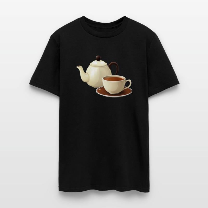 Elegant Ceramic Teapot and Teacup Set