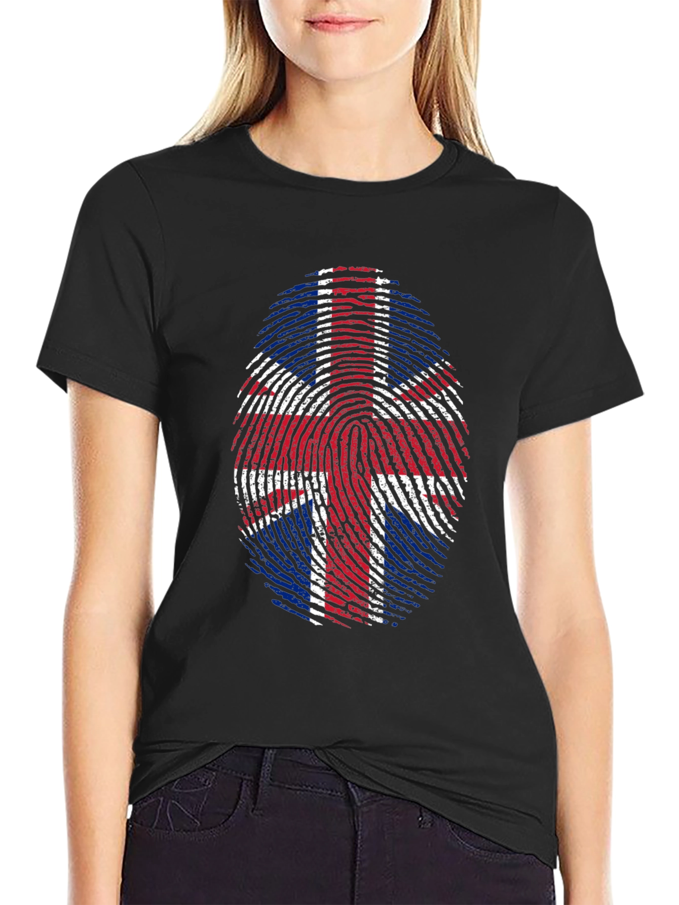 Union Jack Fingerprint T-Shirt