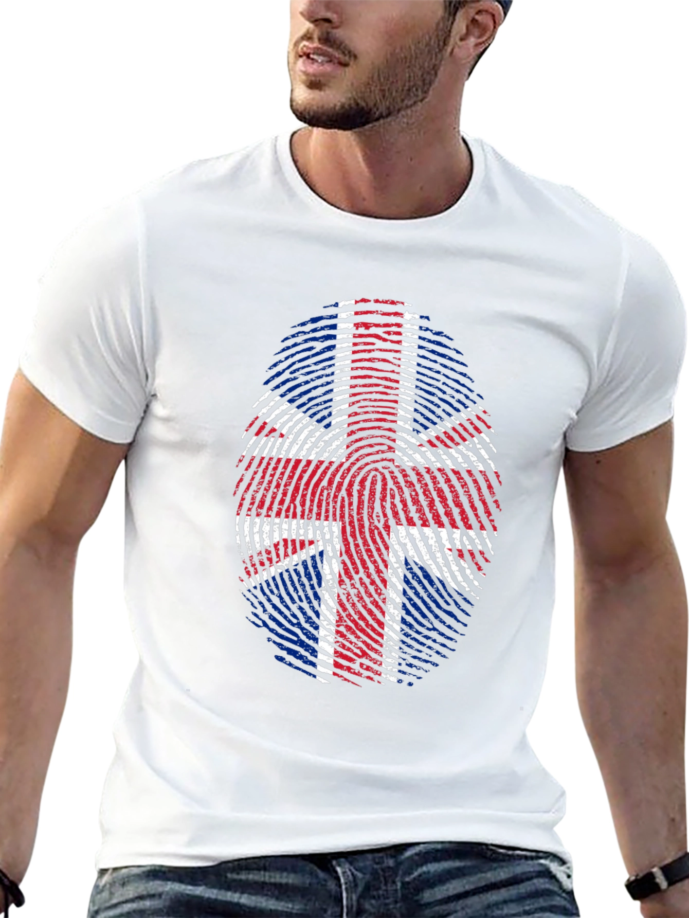 Union Jack Fingerprint T-Shirt