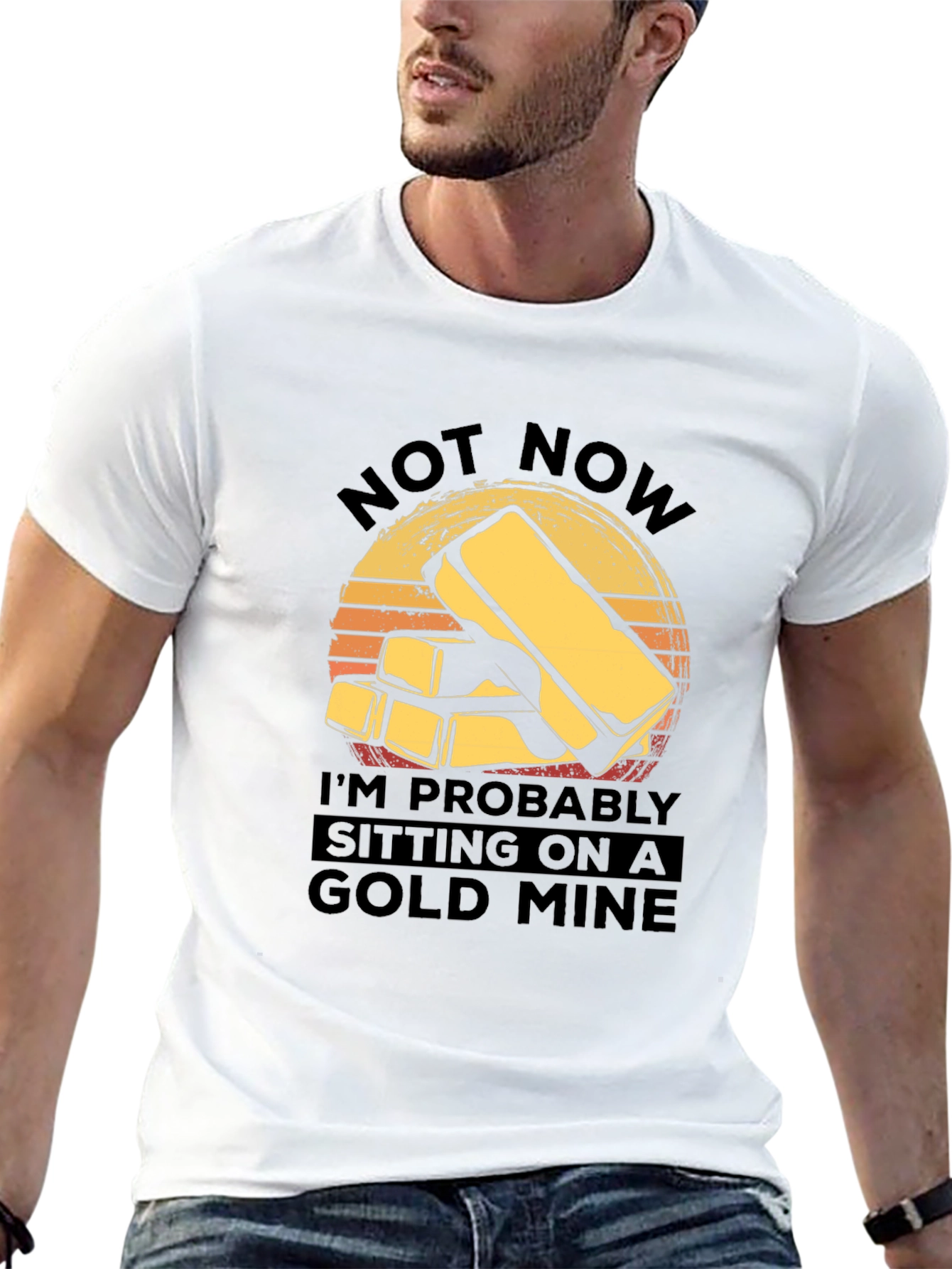 Gold Mine T-Shirt - Funny Novelty Tee