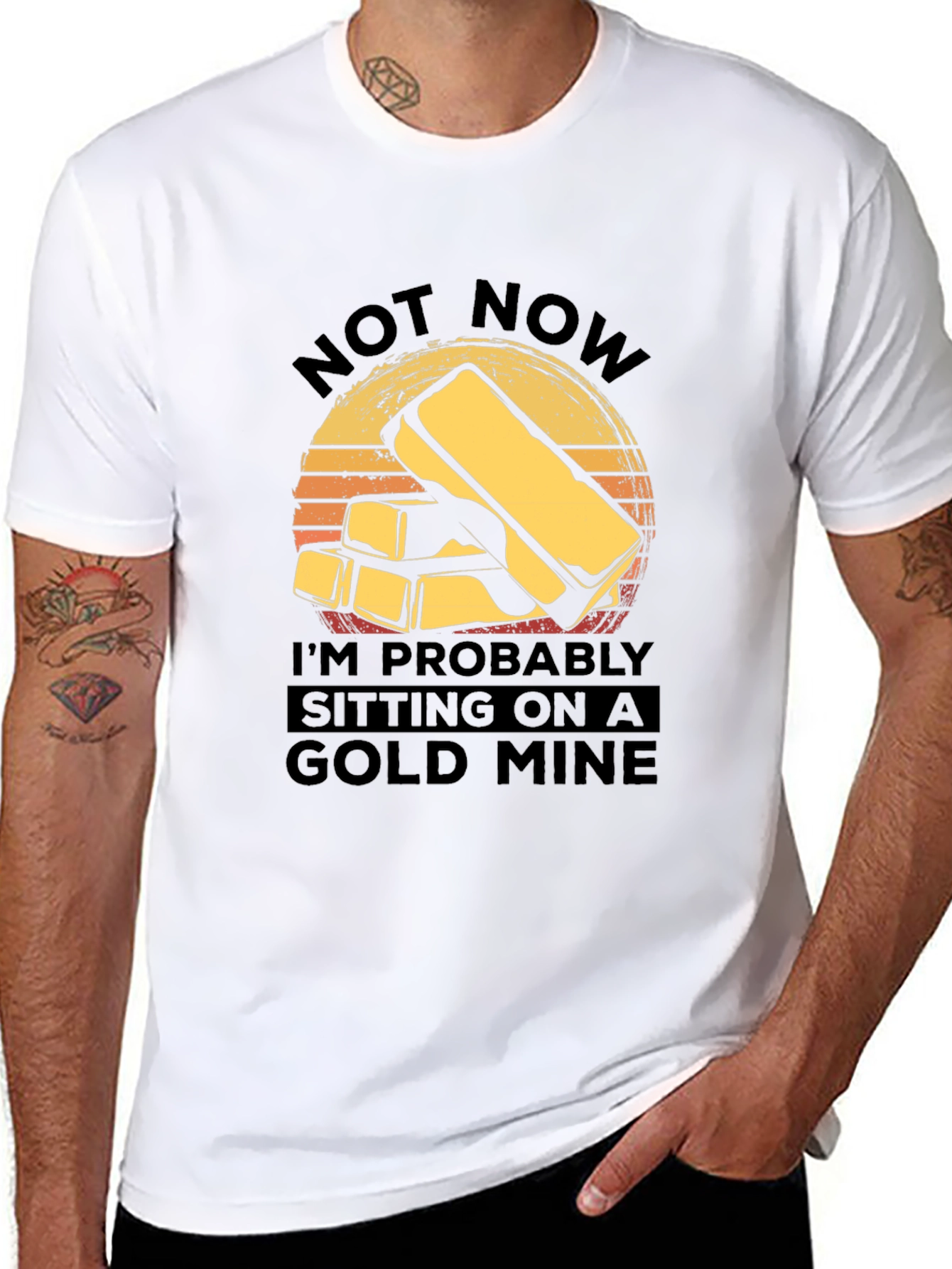 Gold Mine T-Shirt - Funny Novelty Tee