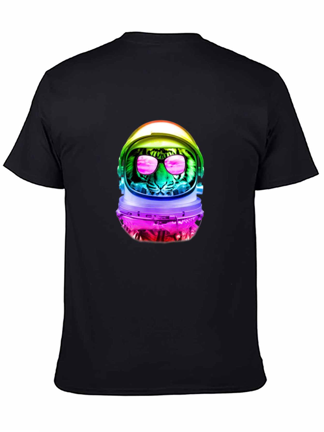 Astronaut Tiger Graphic Tee - Unique Design