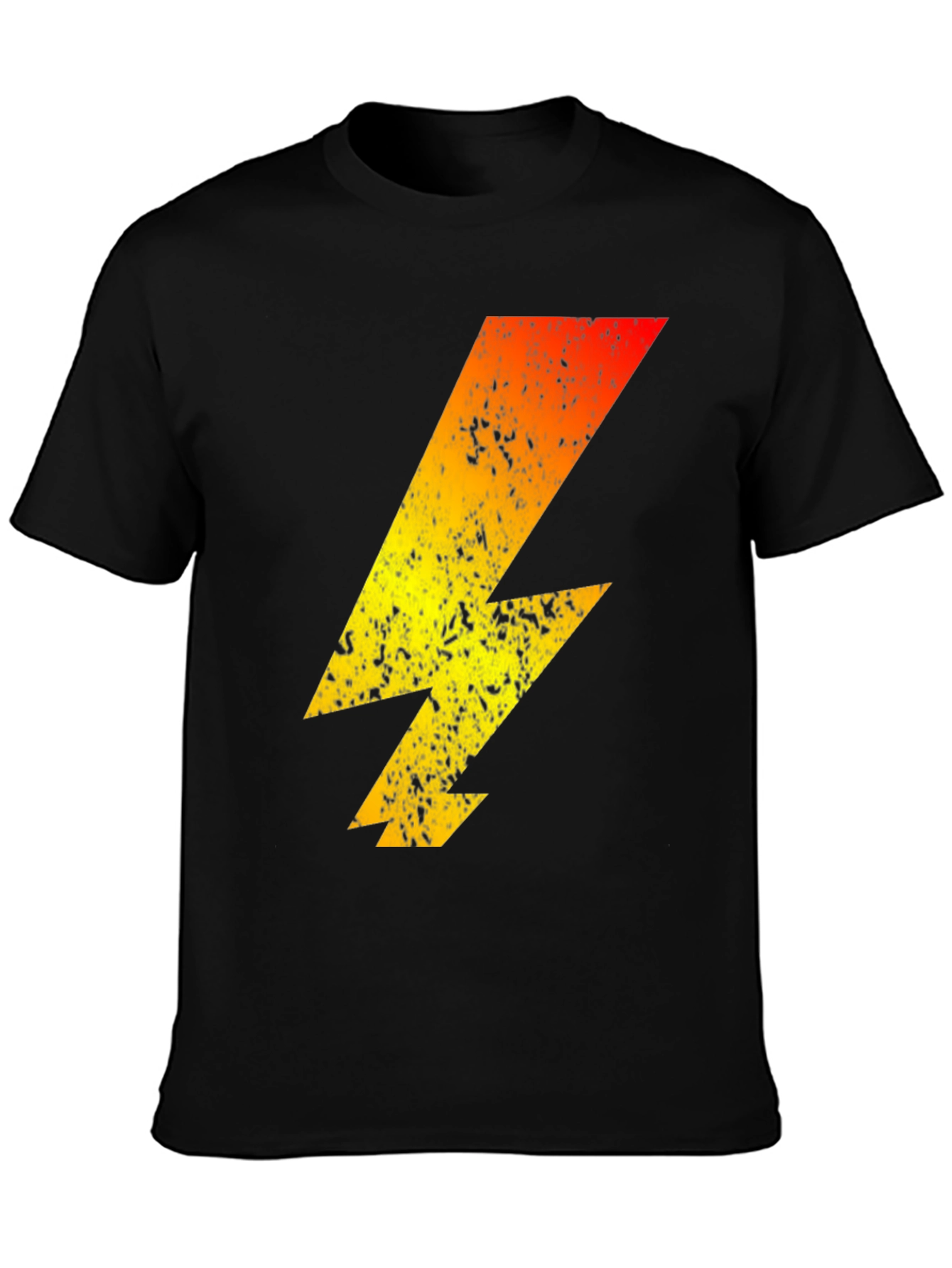 Lightning Bolt Graphic Tee - Bold Design