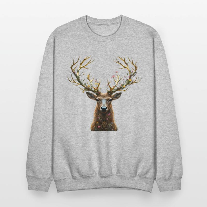Enchanted Forest Deer Illustration