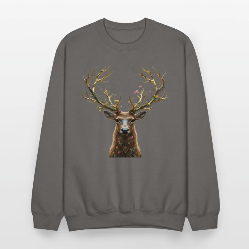 Enchanted Forest Deer Illustration