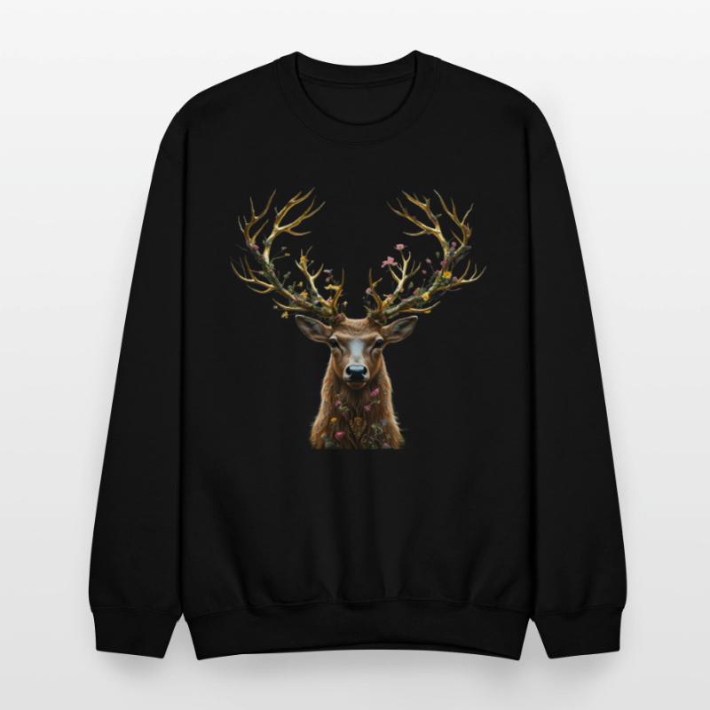 Enchanted Forest Deer Illustration