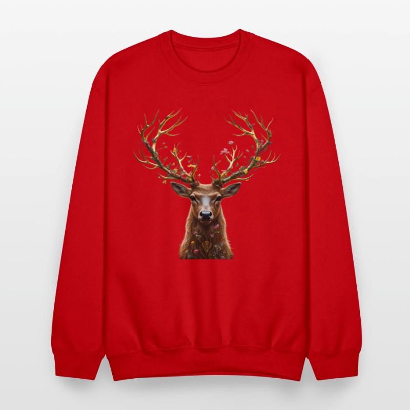 Enchanted Forest Deer Illustration