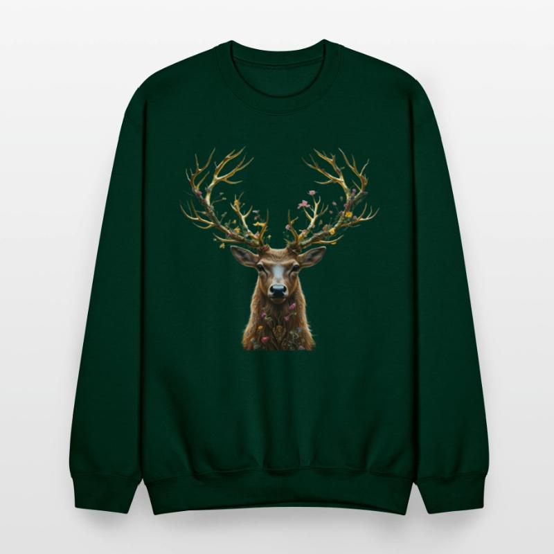 Enchanted Forest Deer Illustration