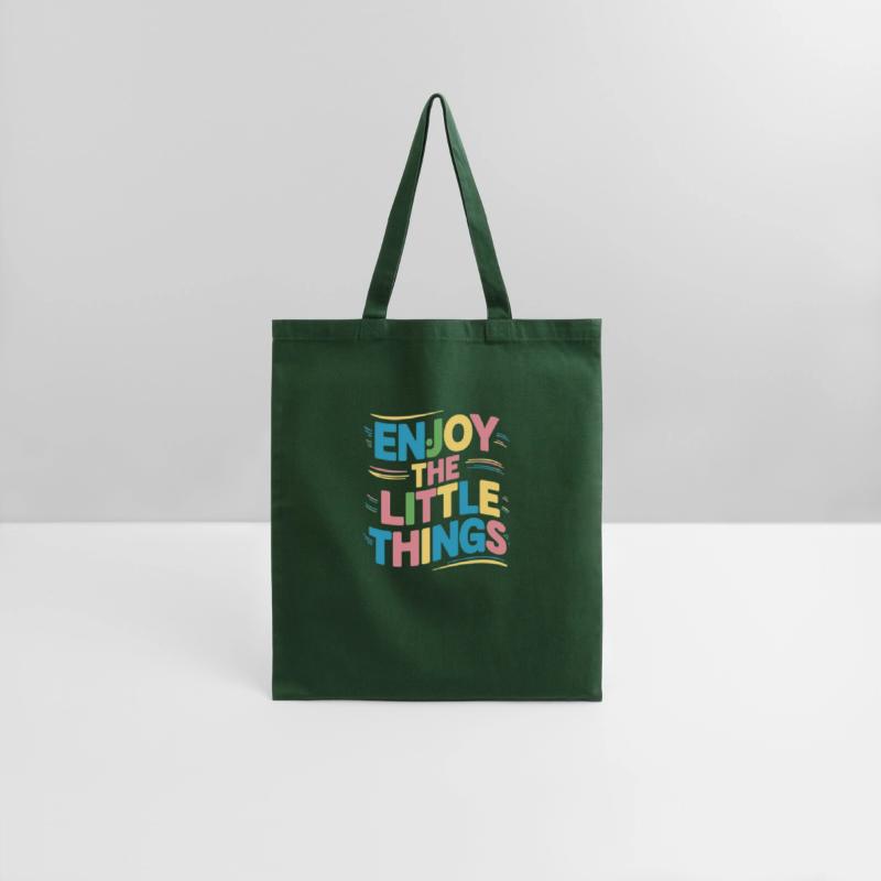 "Enjoy the little things " t shirt design.