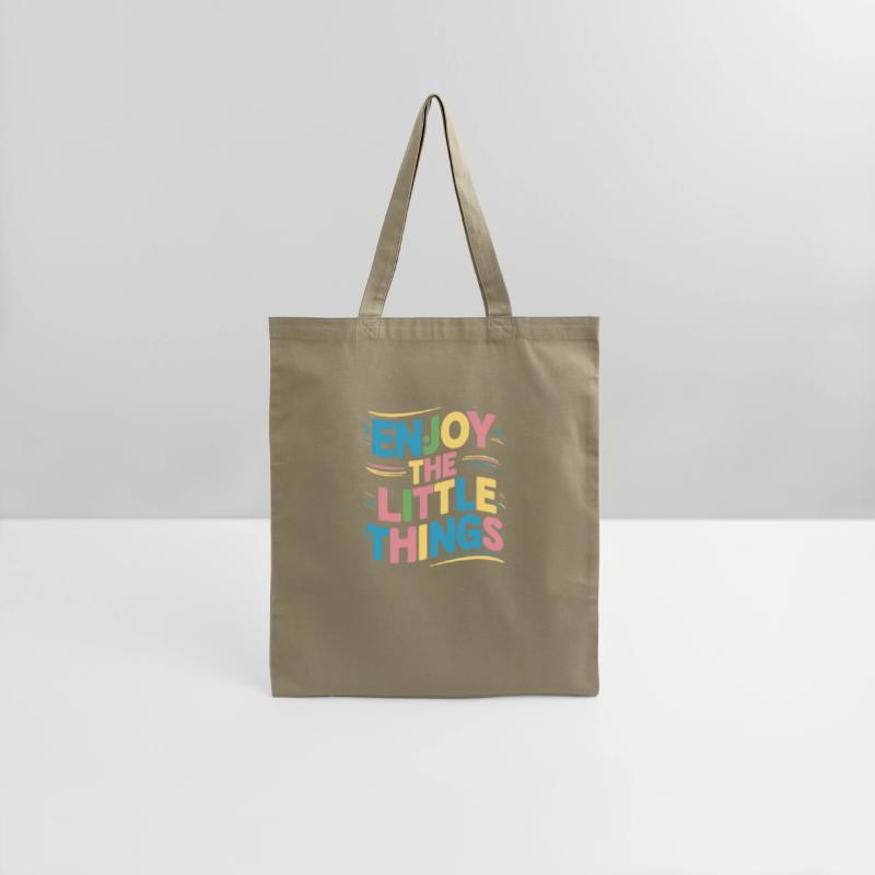 "Enjoy the little things " t shirt design.