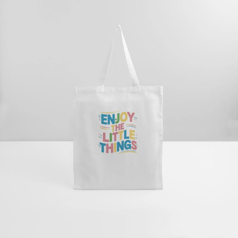 "Enjoy the little things " t shirt design.