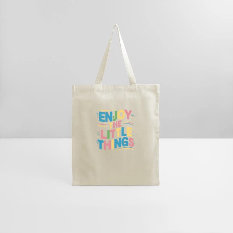 "Enjoy the little things " t shirt design.