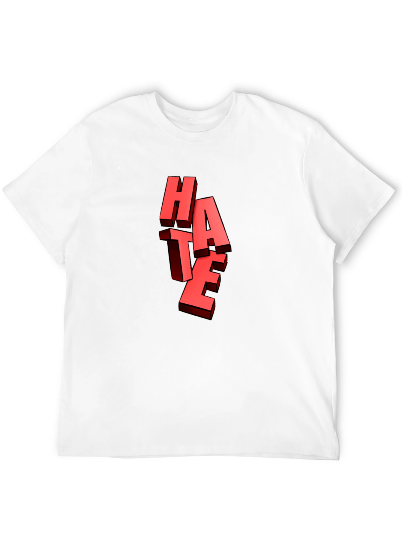 Bold HATE Graphic Tee - Edgy Statement Shirt