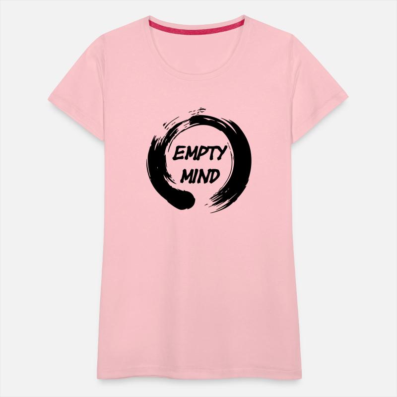 Enso zen circle with text 'empty mind'