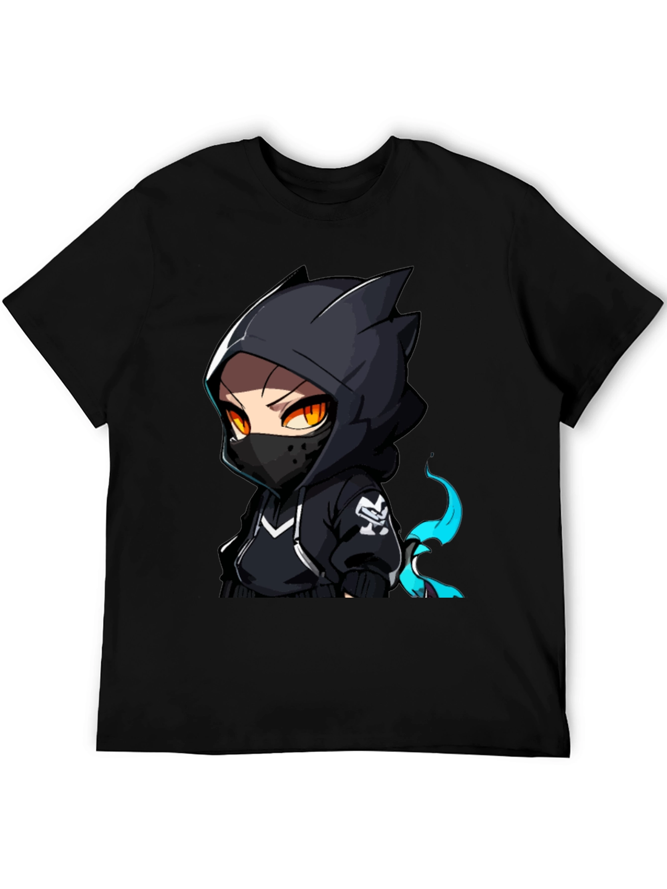 Anime Ninja Graphic T-Shirt