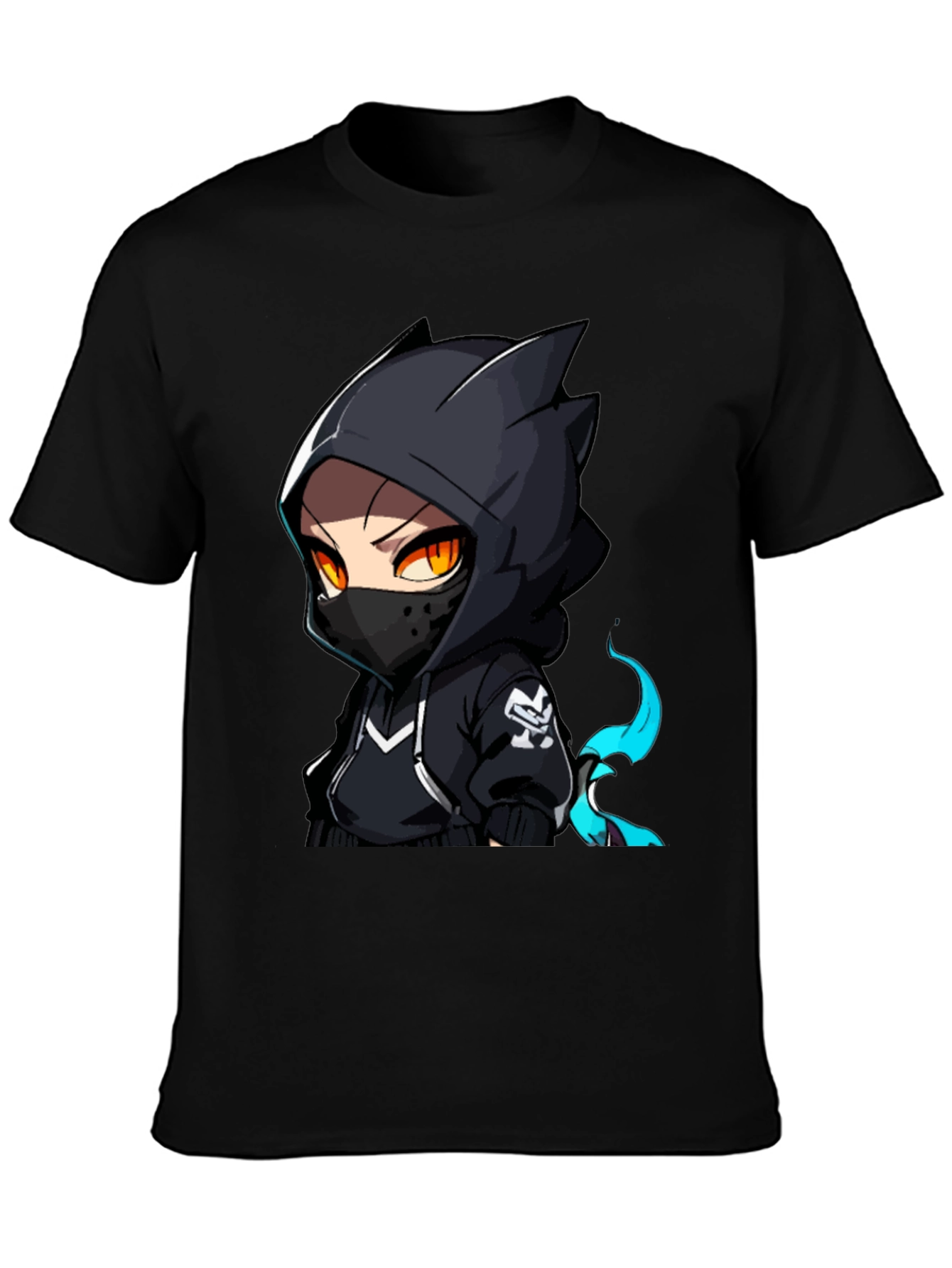 Anime Ninja Graphic T-Shirt