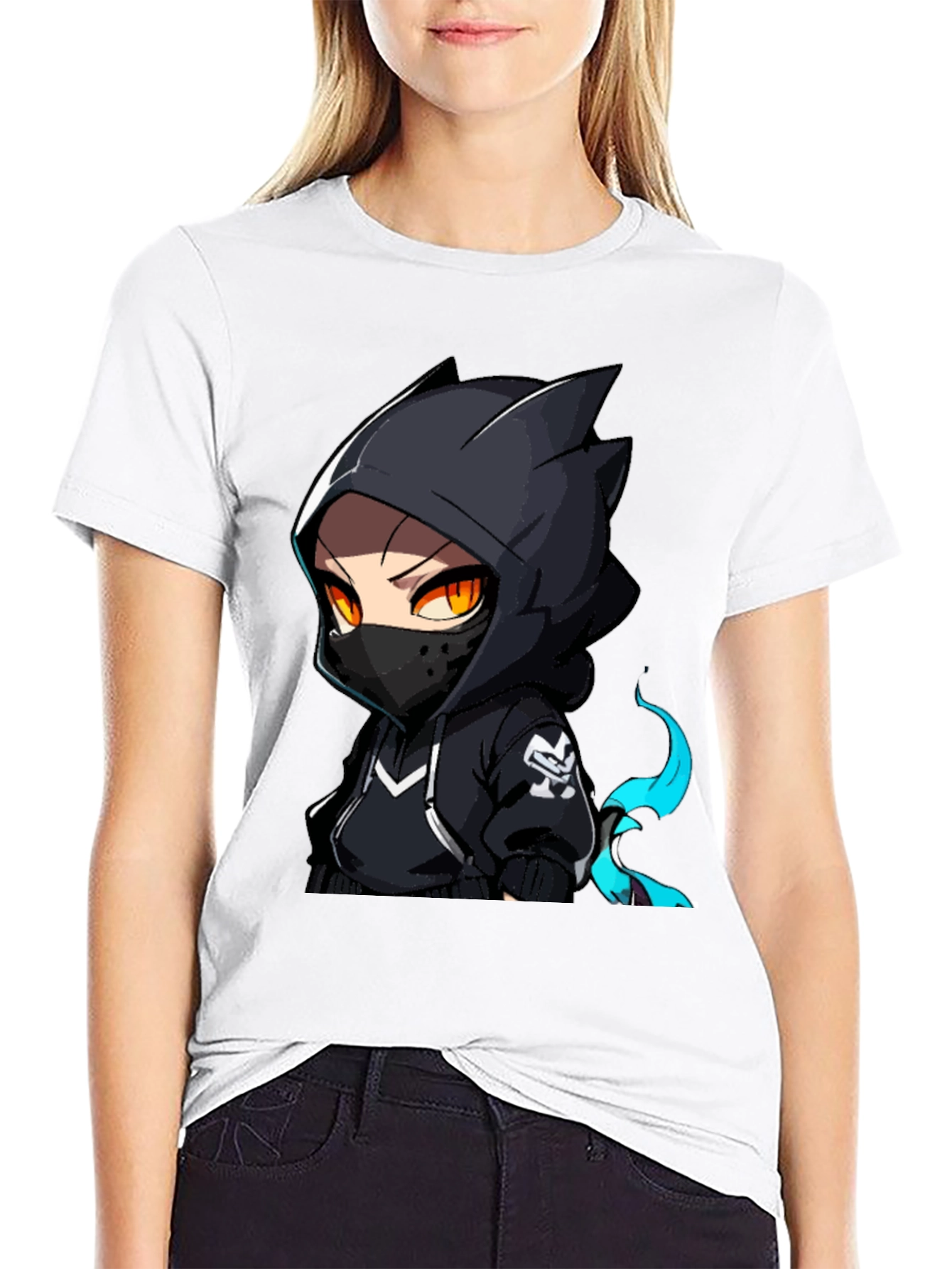 Anime Ninja Graphic T-Shirt
