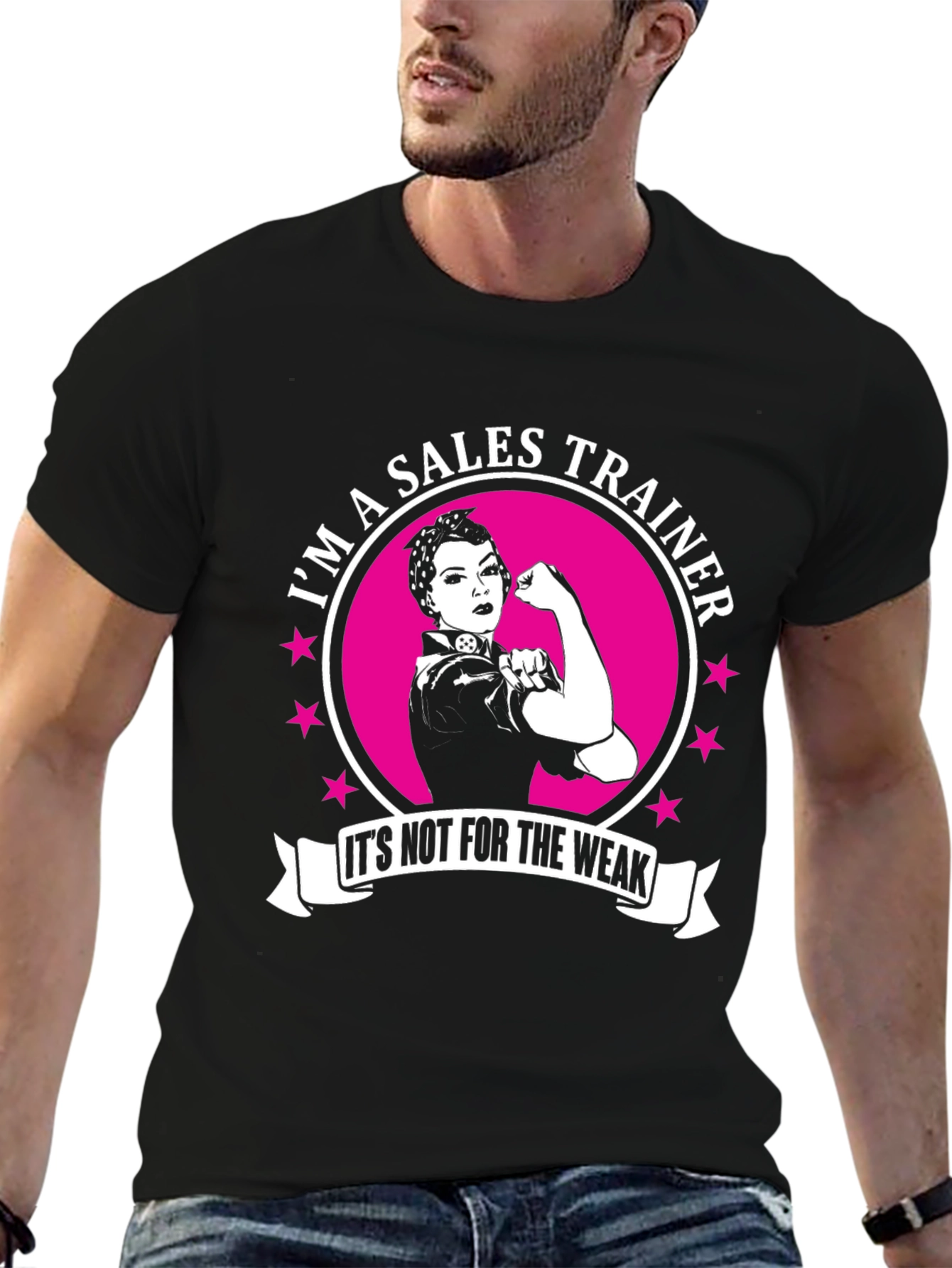 Sales Trainer Strong Woman Graphic Tee
