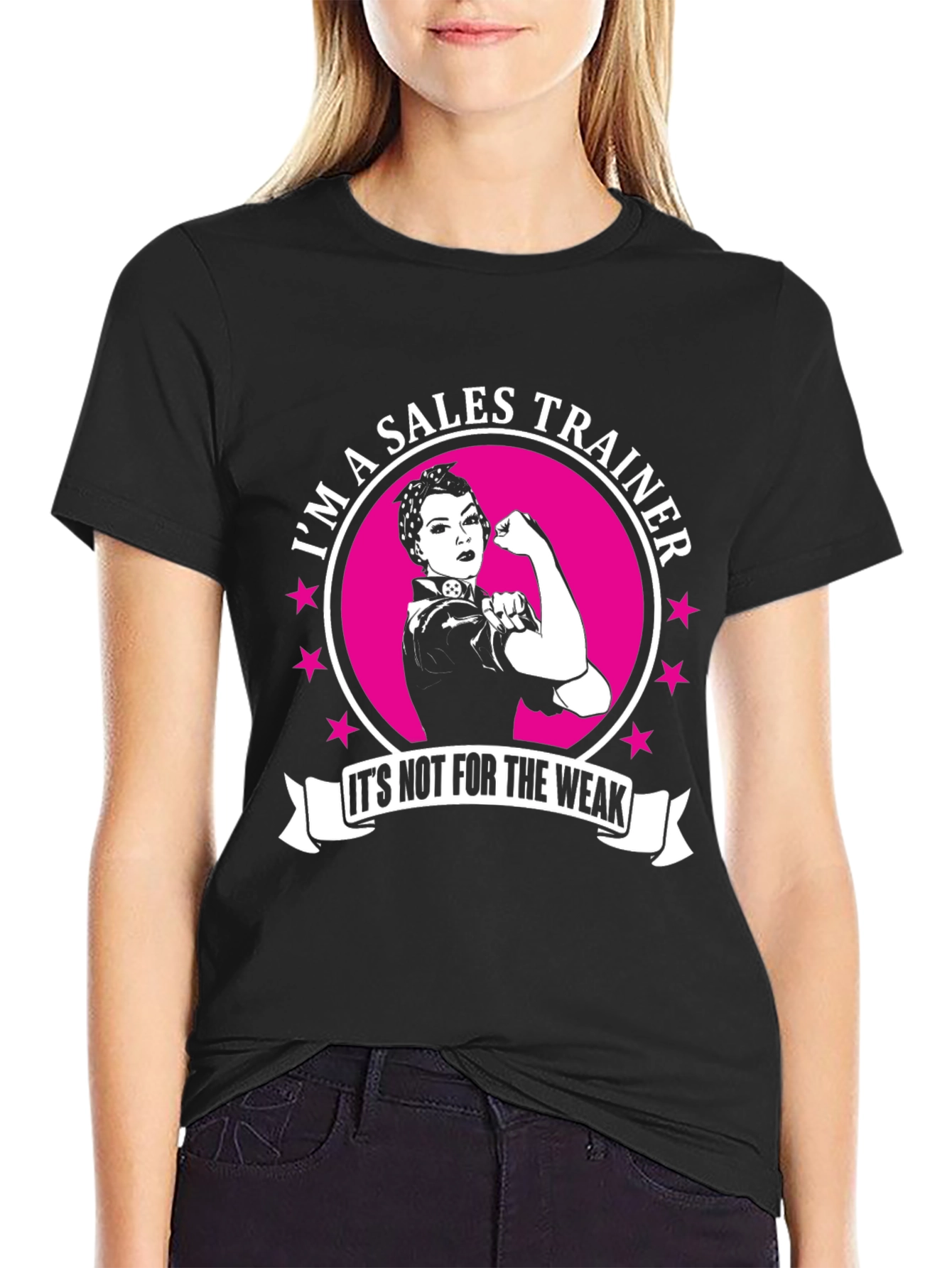Sales Trainer Strong Woman Graphic Tee