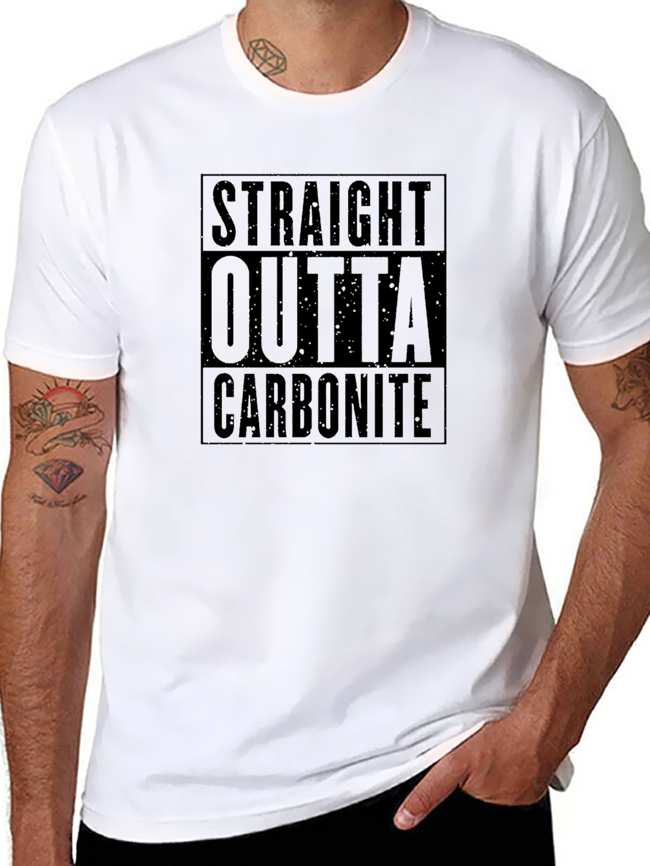Straight Outta Carbonite T-Shirt - Black