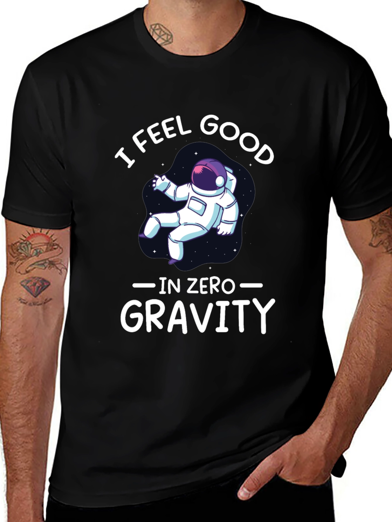 I Feel Good in Zero Gravity Graphic T-Shirt