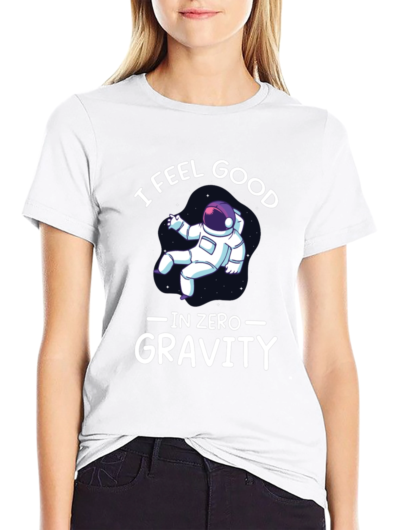 I Feel Good in Zero Gravity Graphic T-Shirt