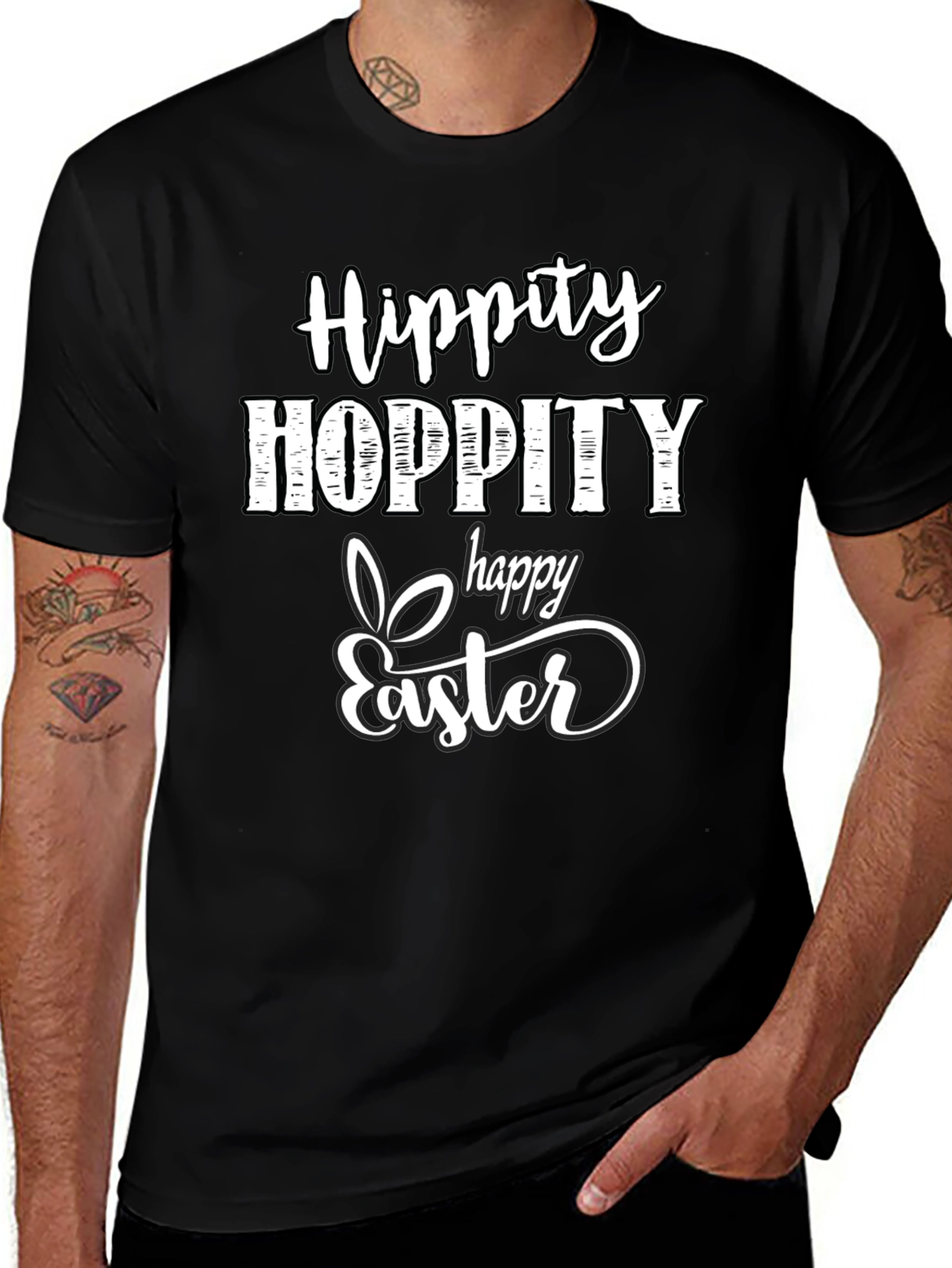 Hippity Hoppity Happy Easter Graphic Tee