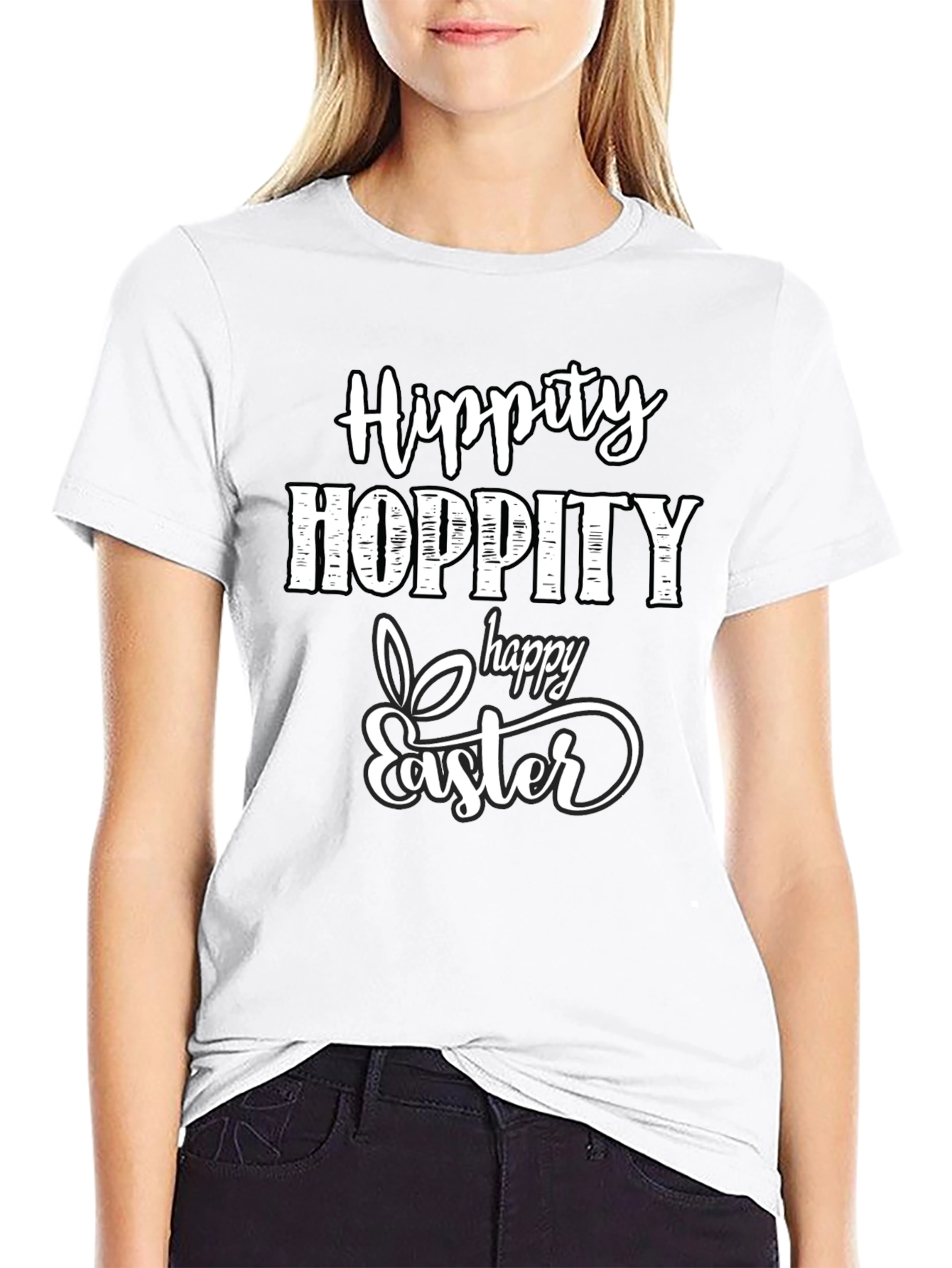 Hippity Hoppity Happy Easter Graphic Tee