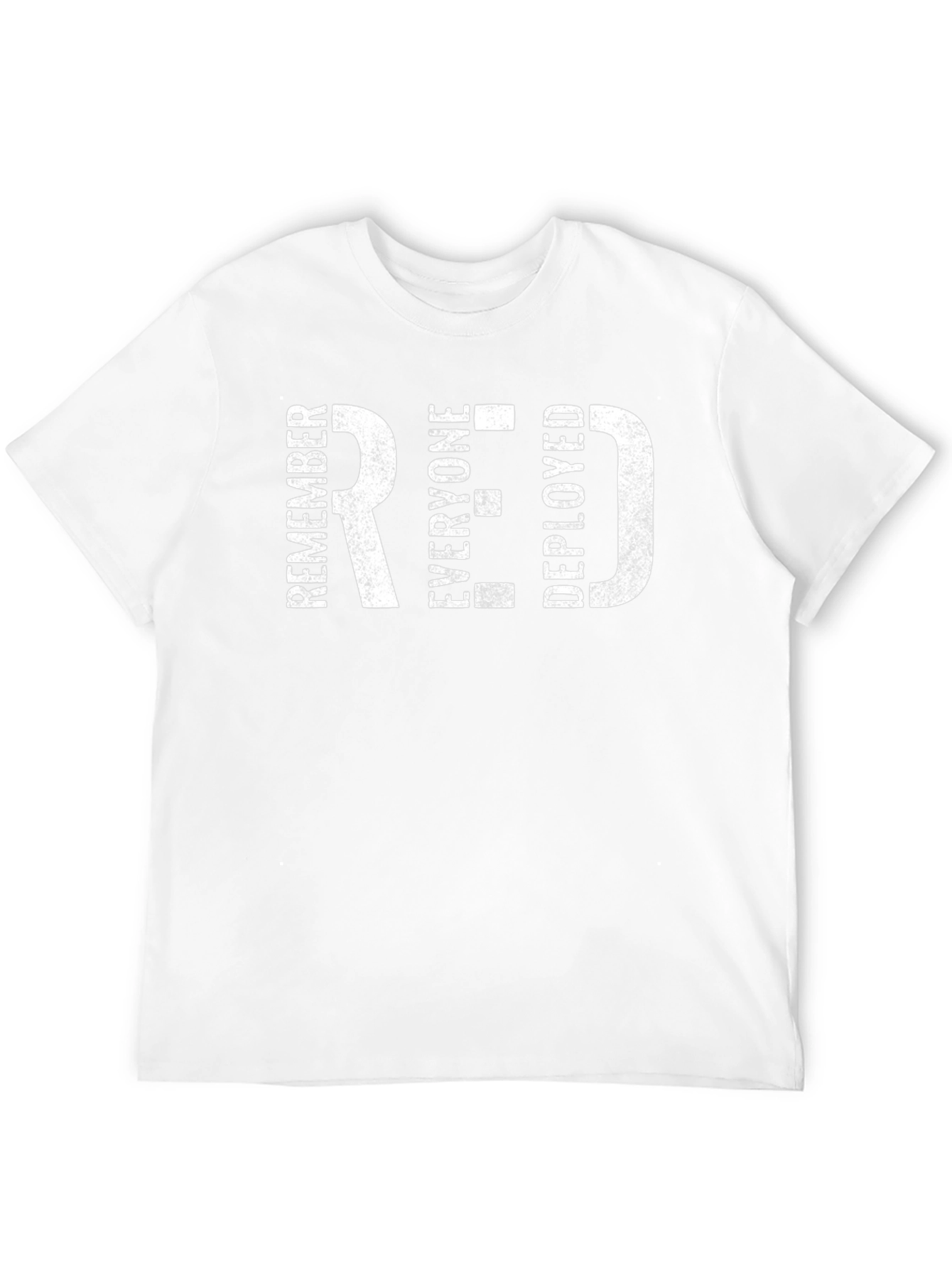 RED Remember Everyone Deployed Graphic T-Shirt