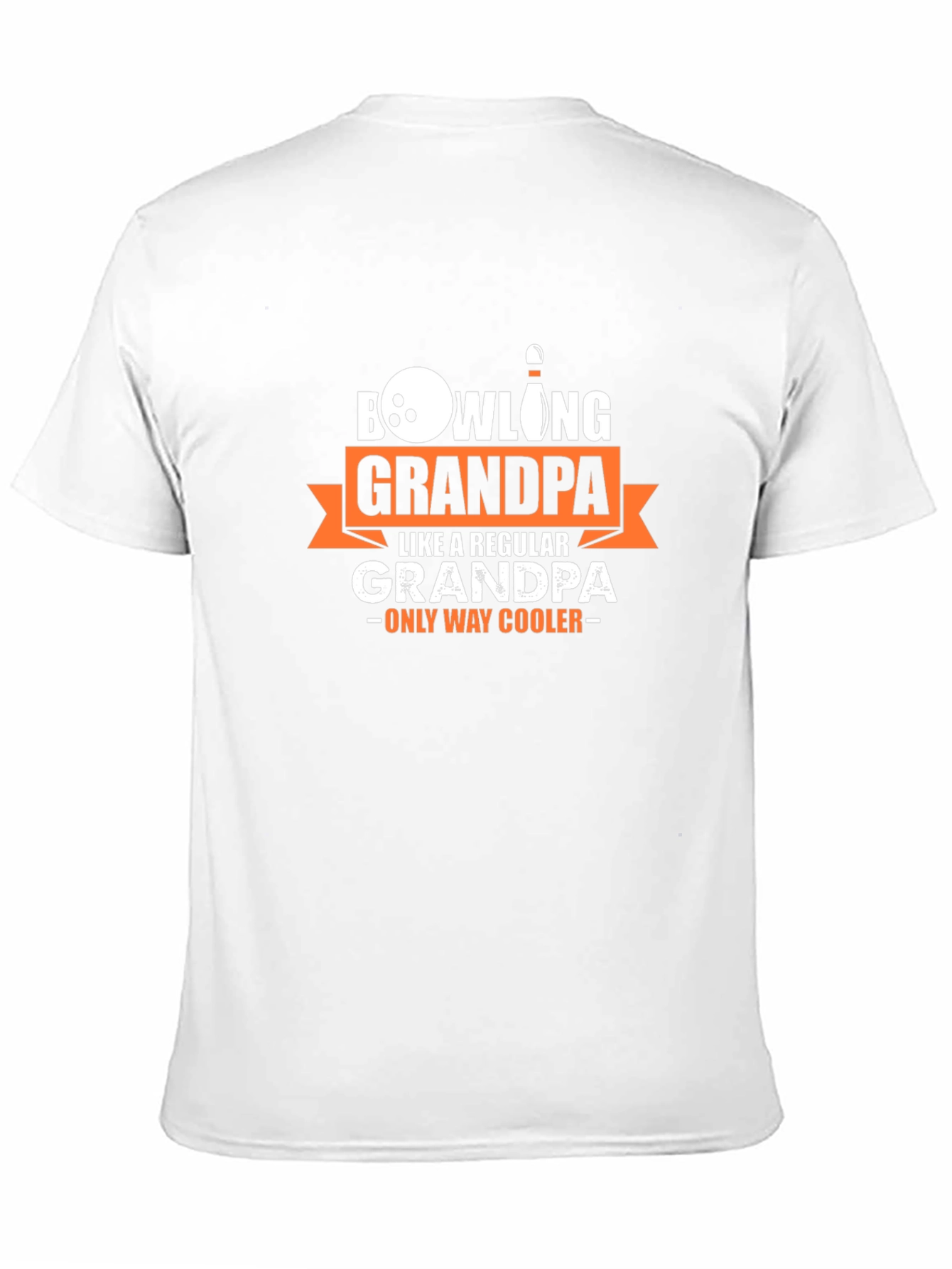 Bowling Grandpa T-Shirt - Cool Grandpa Graphic Tee