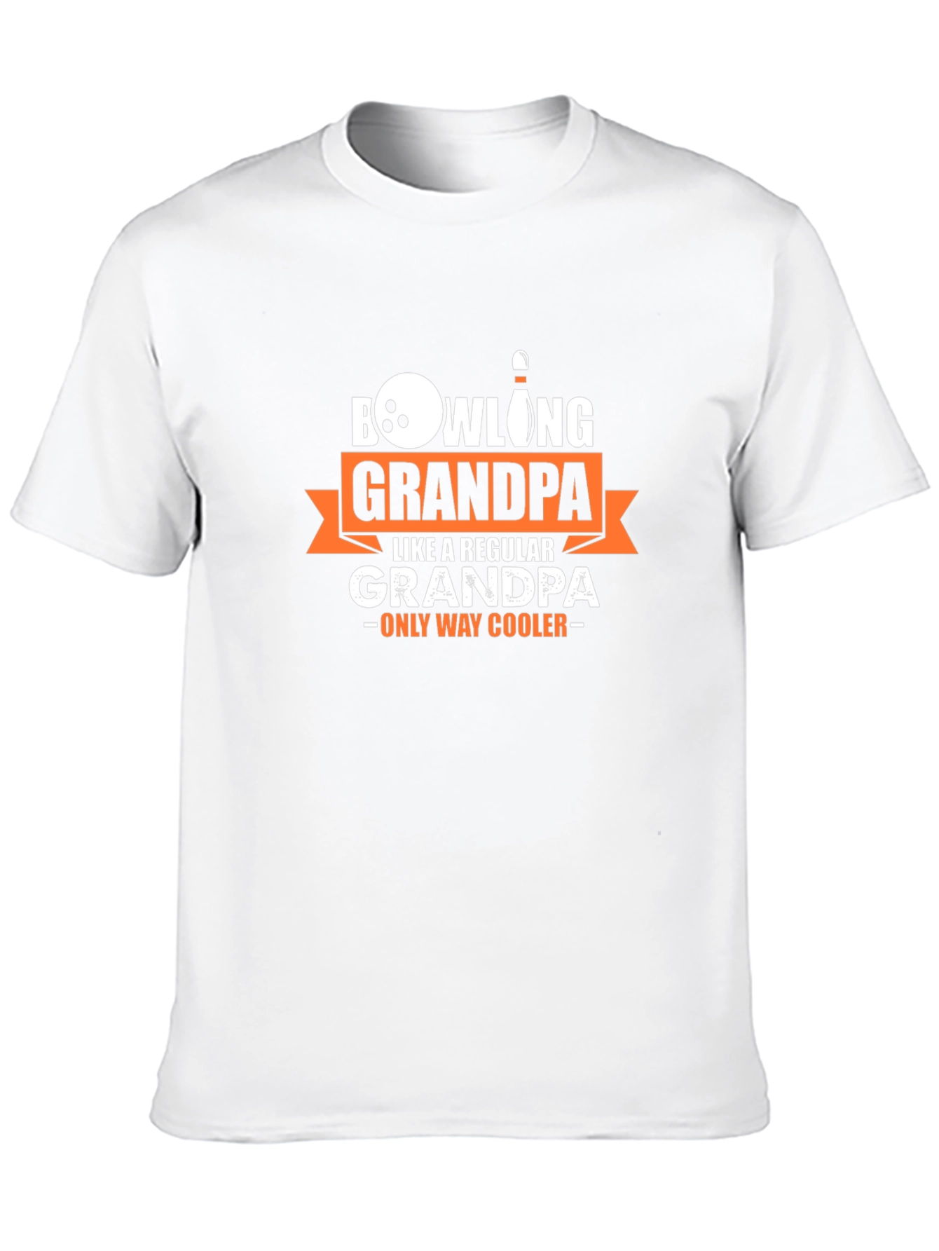 Bowling Grandpa T-Shirt - Cool Grandpa Graphic Tee