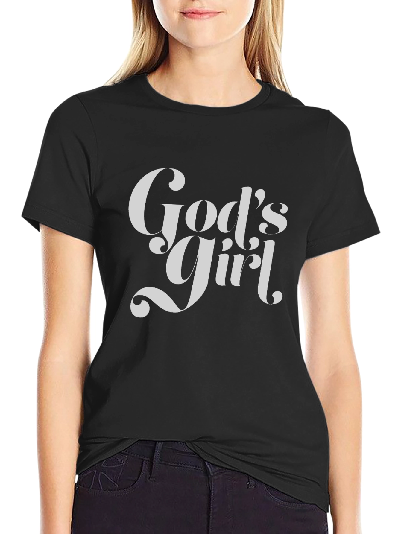 Gods Girl Graphic Tee - Christian Womens T-Shirt