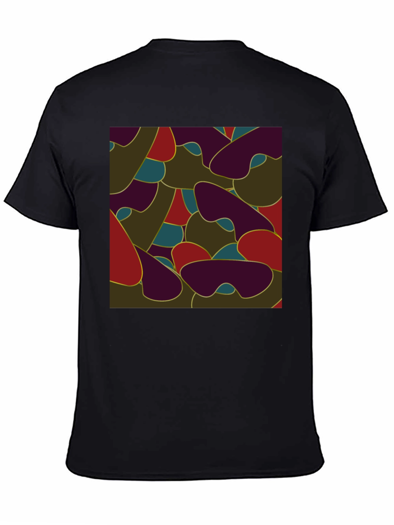 Abstract Camo Style Mens T-Shirt