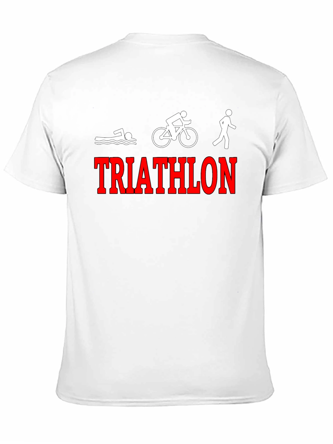 Triathlon Graphic Tee - Swim Bike Run