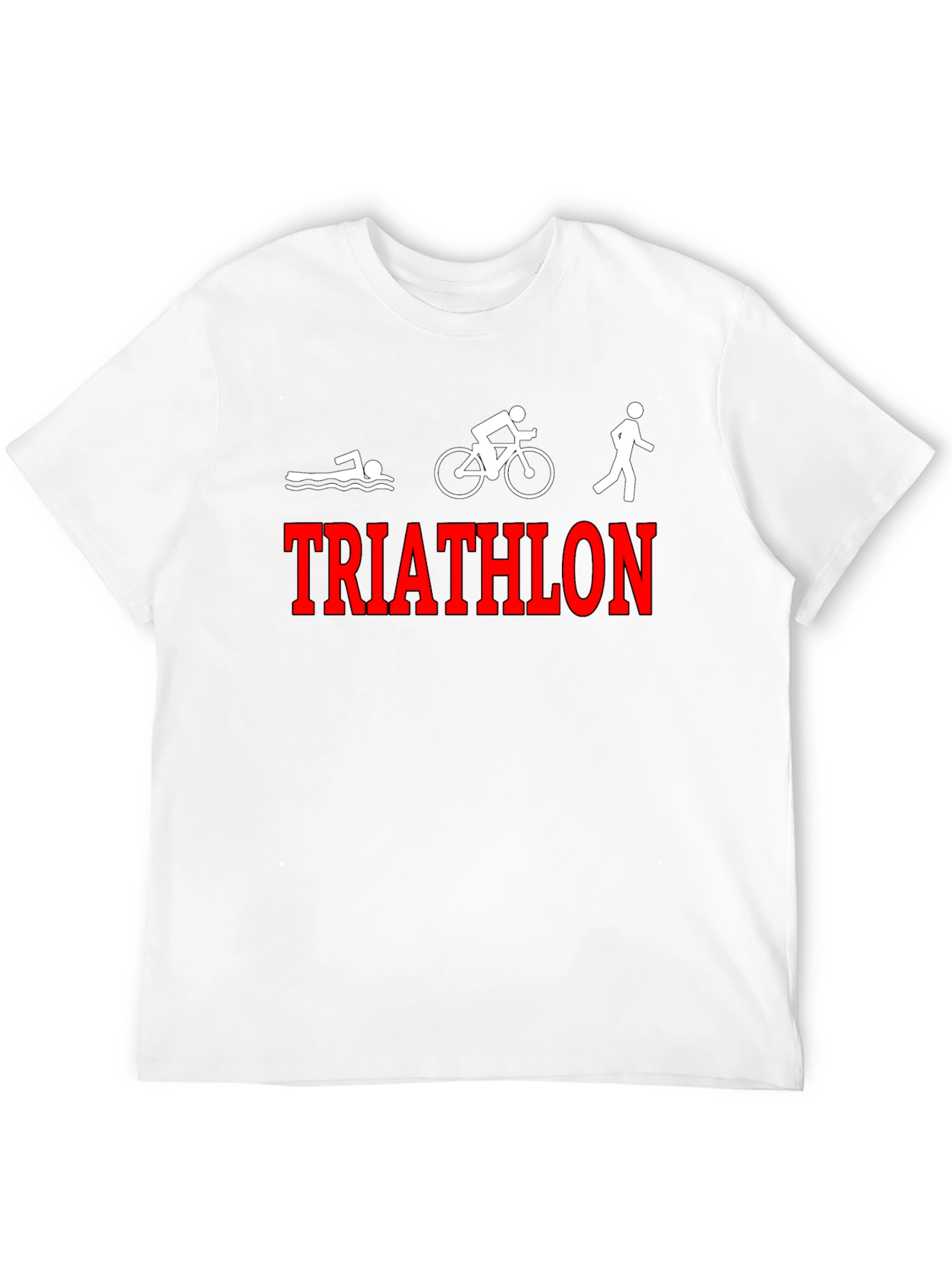 Triathlon Graphic Tee - Swim Bike Run