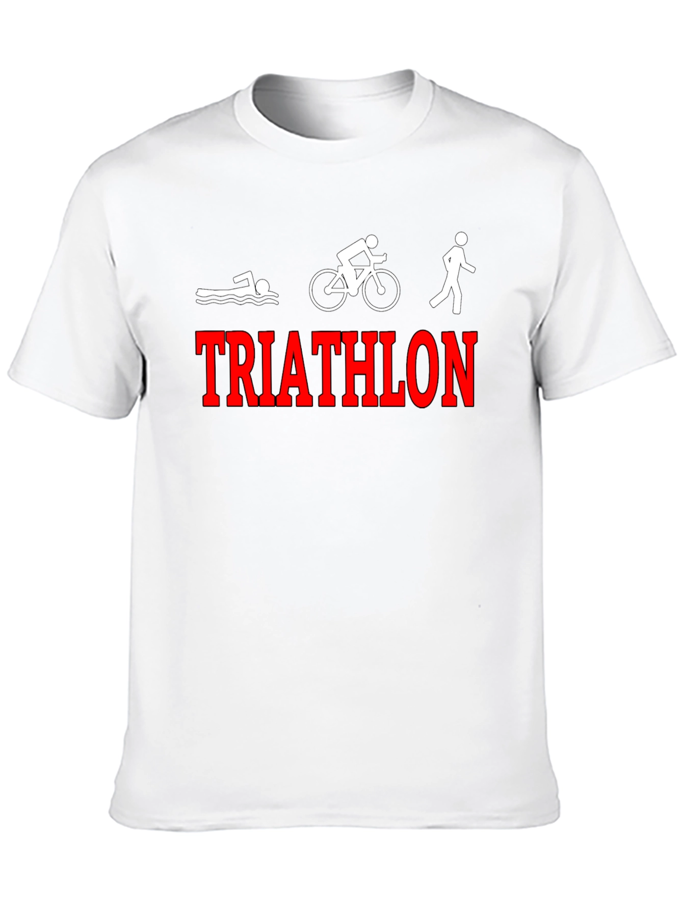 Triathlon Graphic Tee - Swim Bike Run
