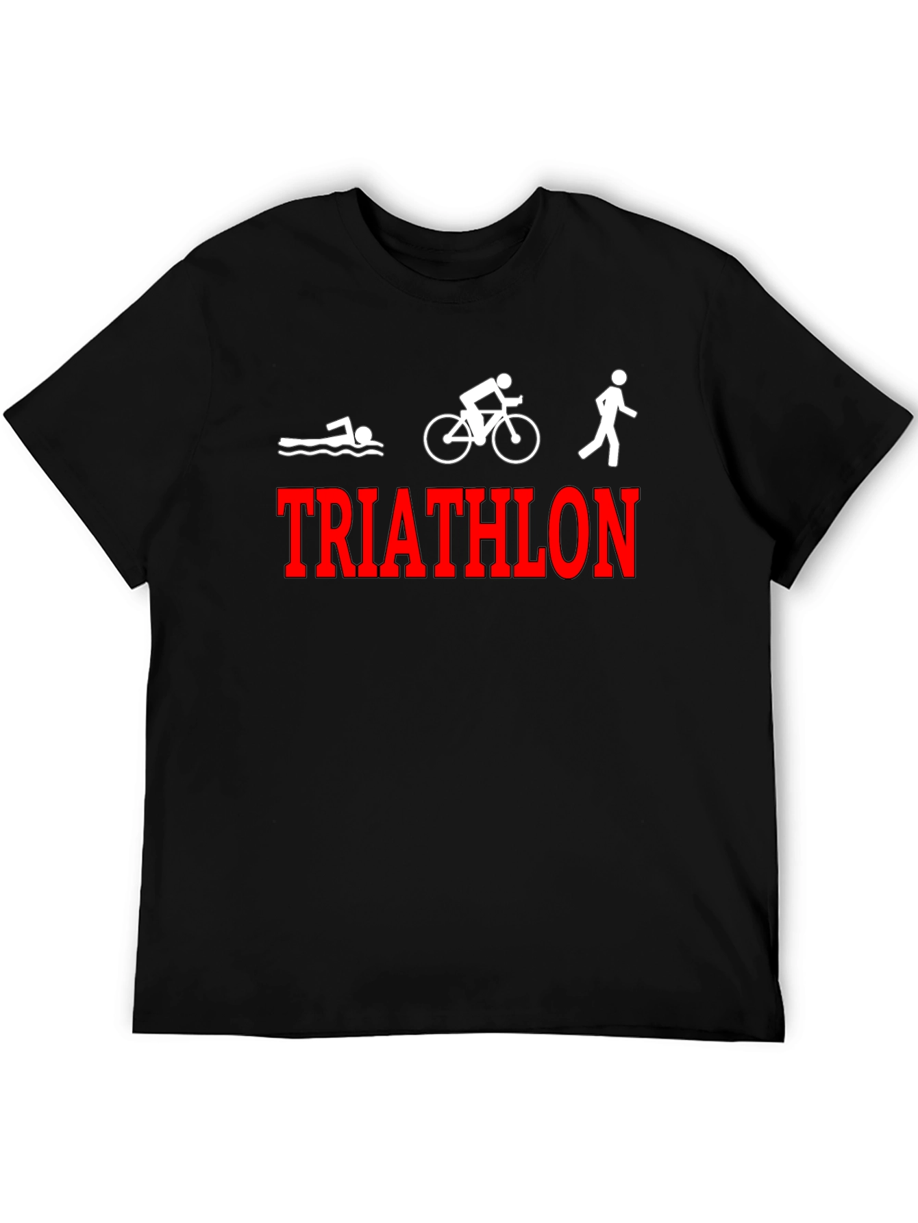 Triathlon Graphic Tee - Swim Bike Run