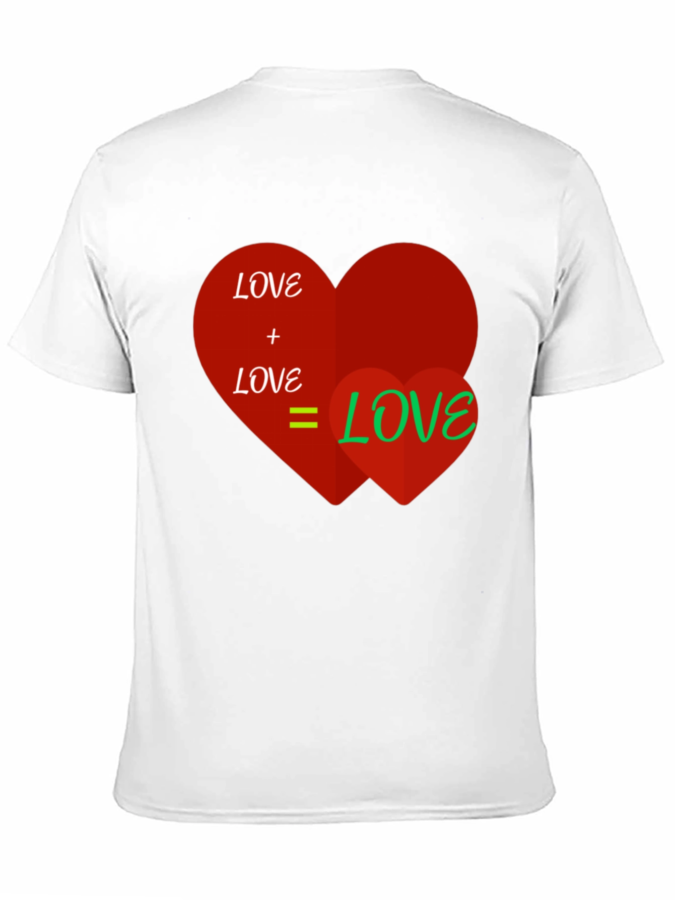 Love Equation Graphic T-Shirt - Black