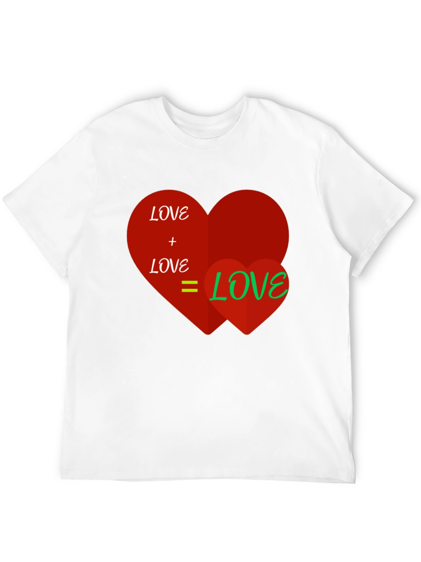 Love Equation Graphic T-Shirt - Black