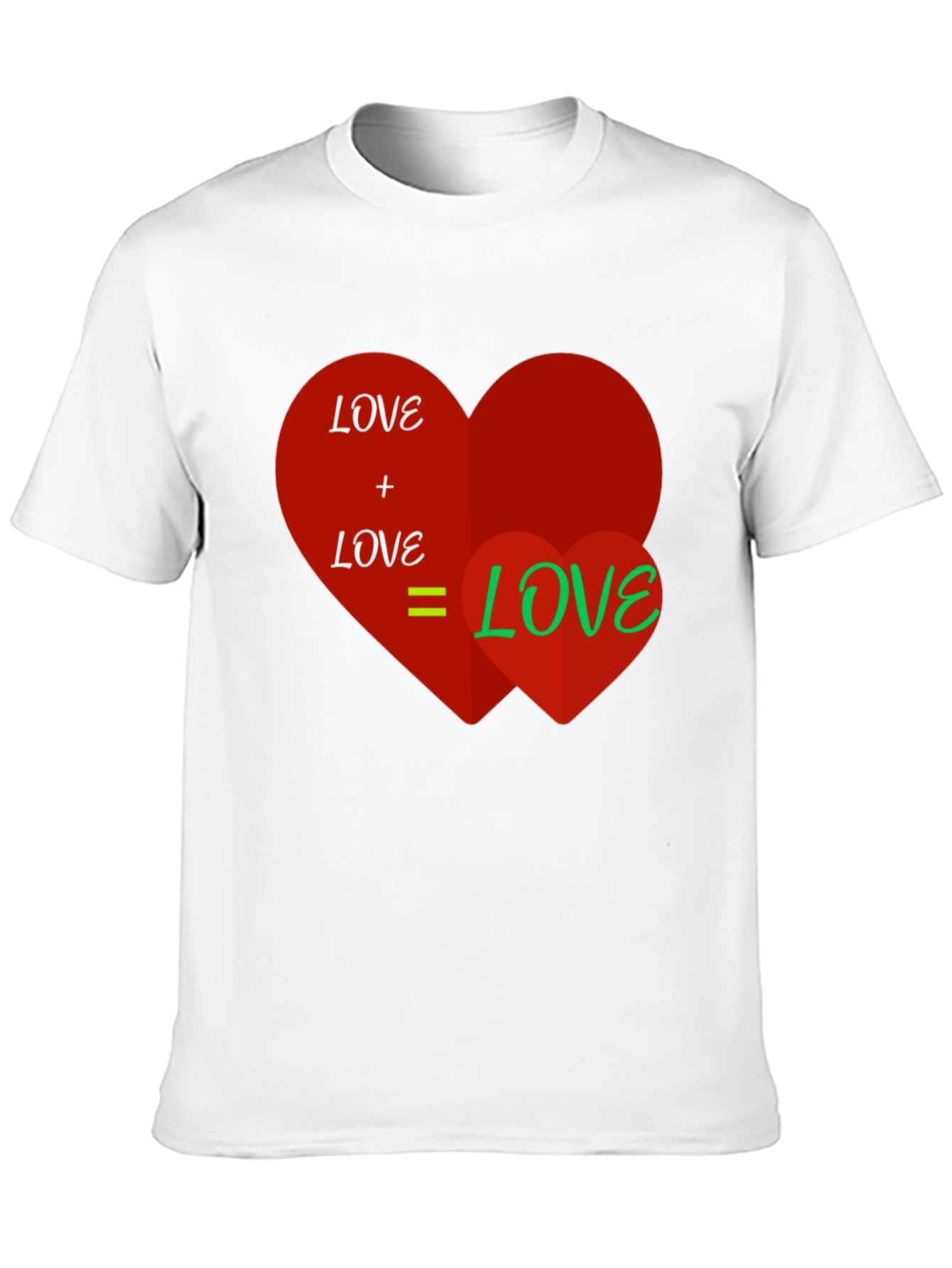 Love Equation Graphic T-Shirt - Black