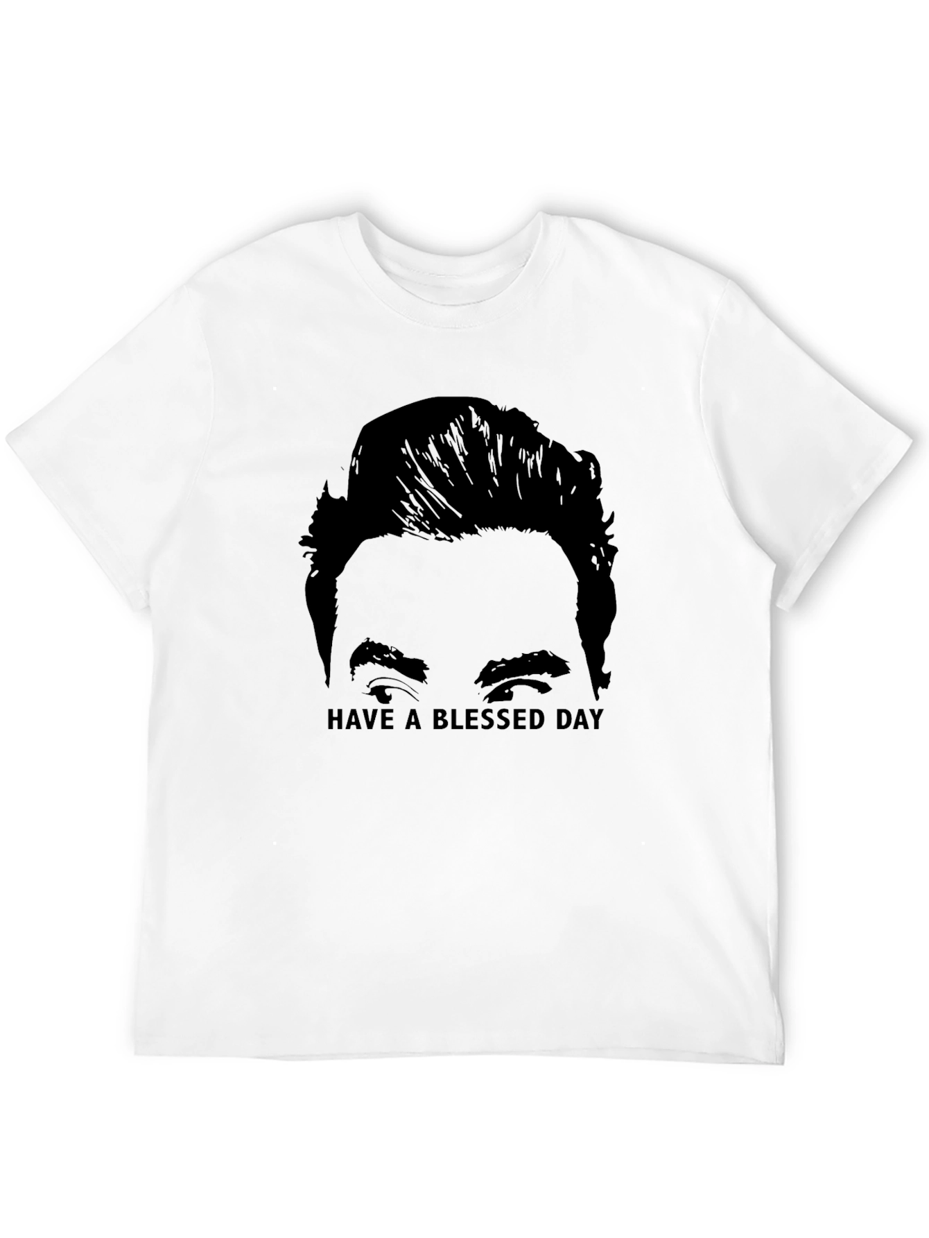 Have a Blessed Day Graphic Black T-Shirt