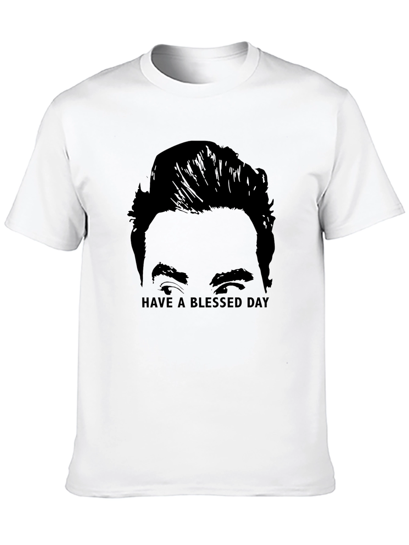 Have a Blessed Day Graphic Black T-Shirt