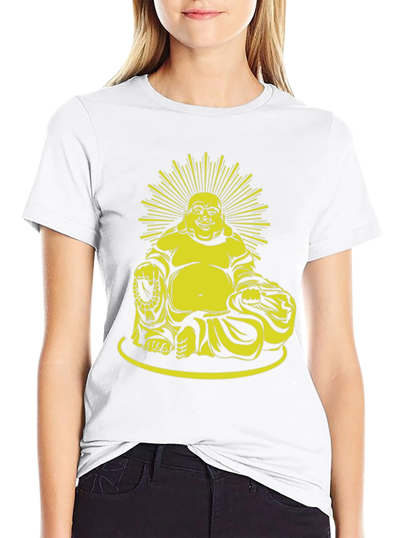 Buddha Graphic Black T-Shirt