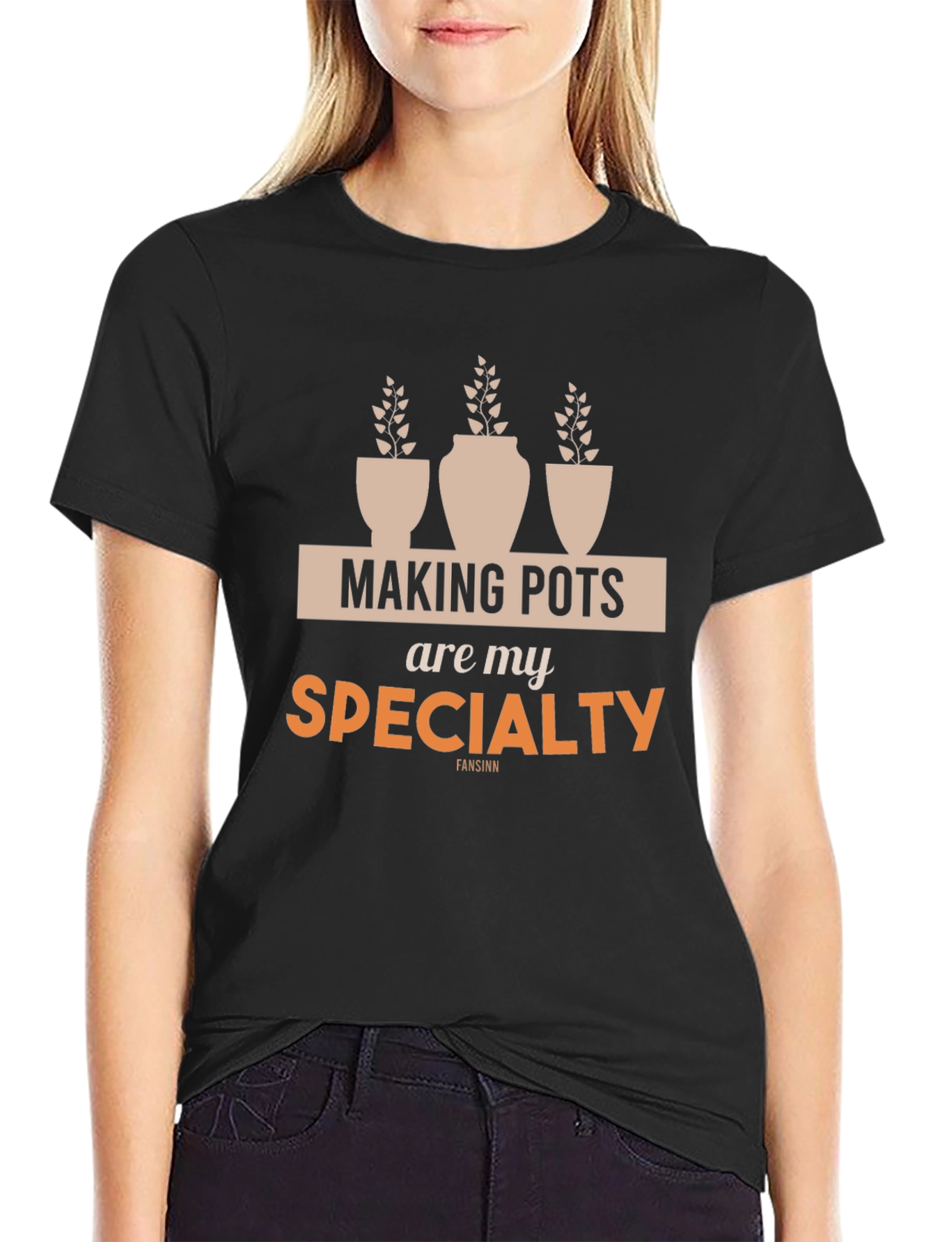 Making Pots Are My Specialty Black T-Shirt
