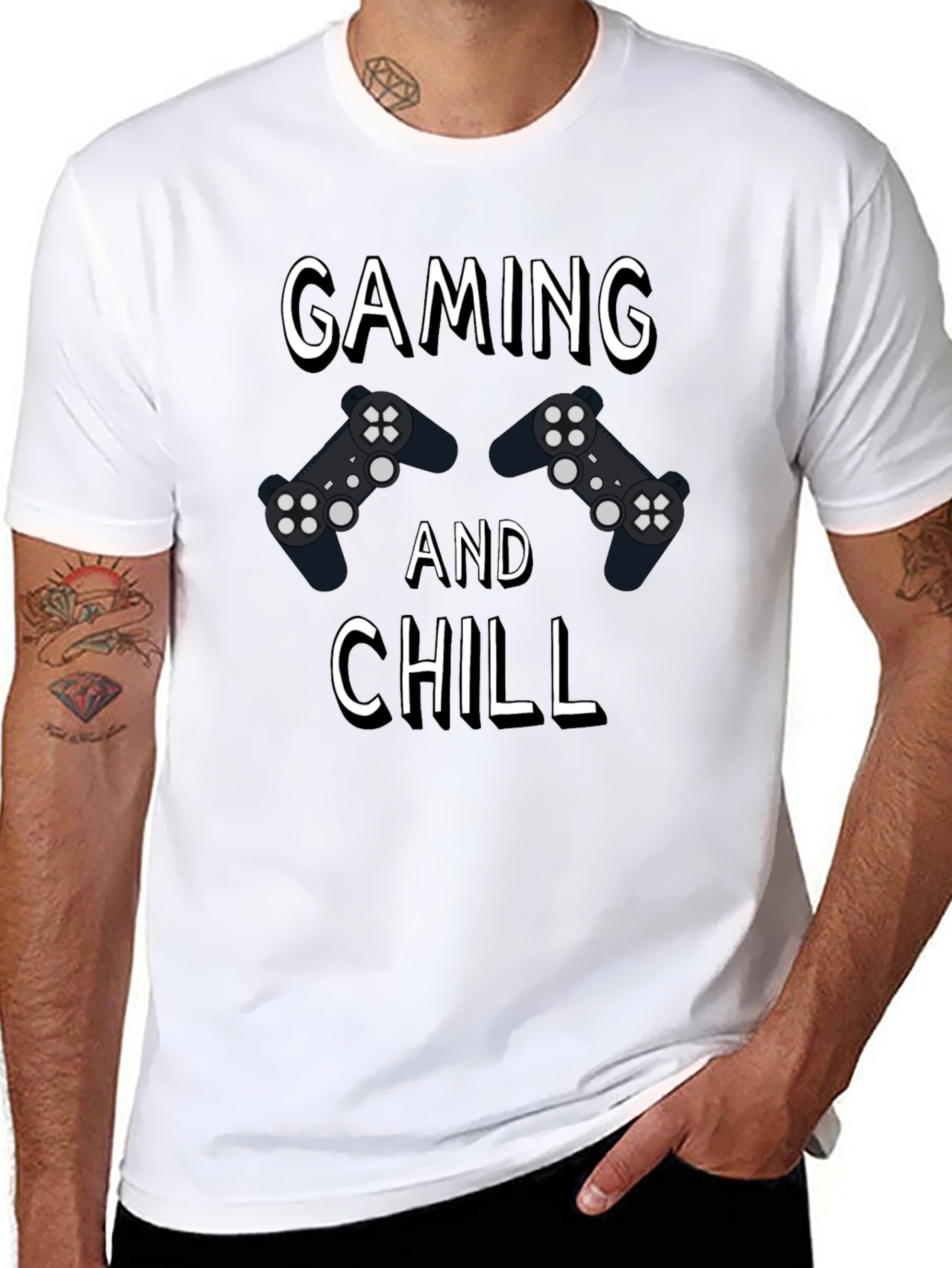 Gaming and Chill T-Shirt - Gamer Style