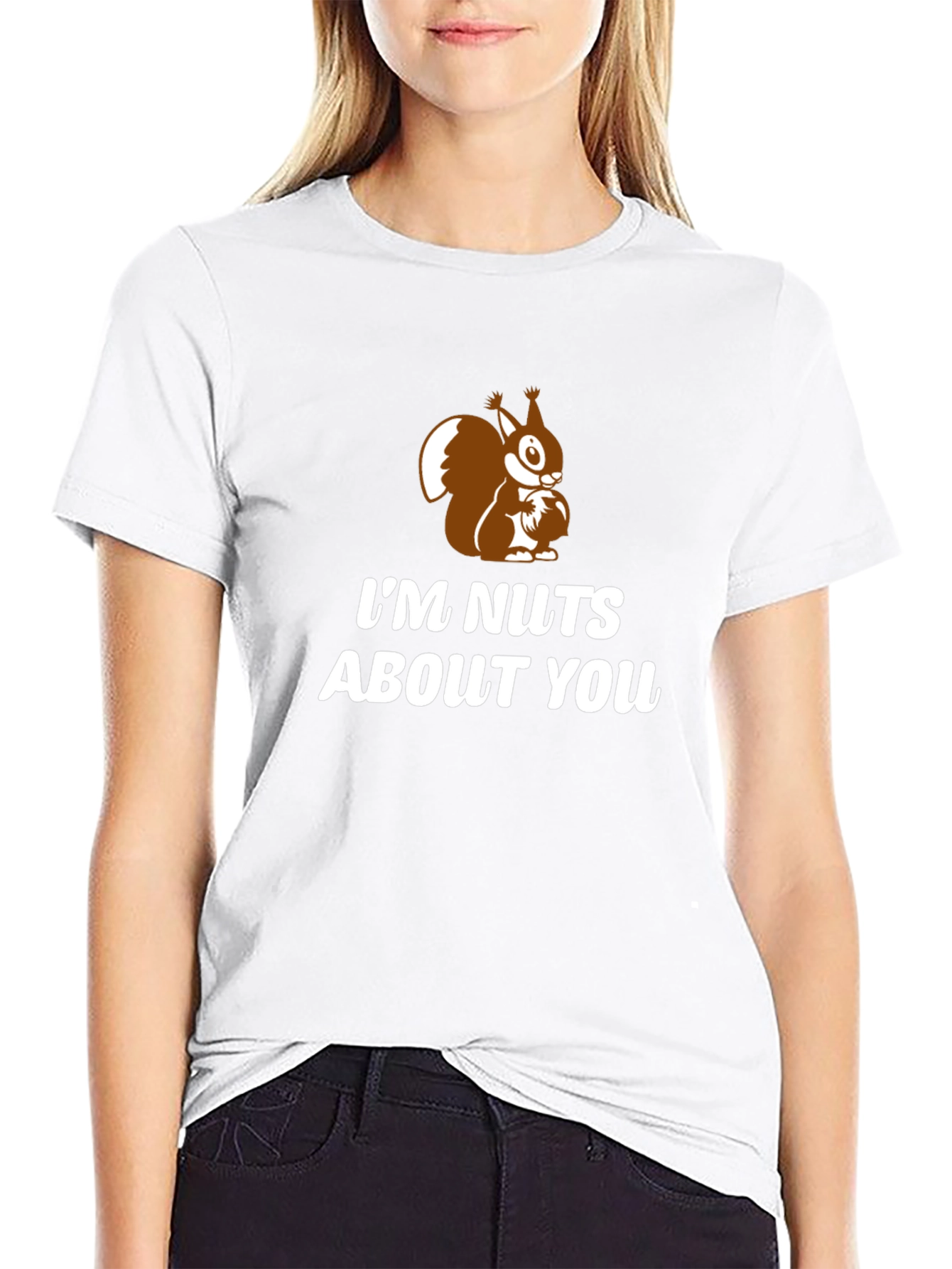 Im Nuts About You Squirrel Graphic Tee