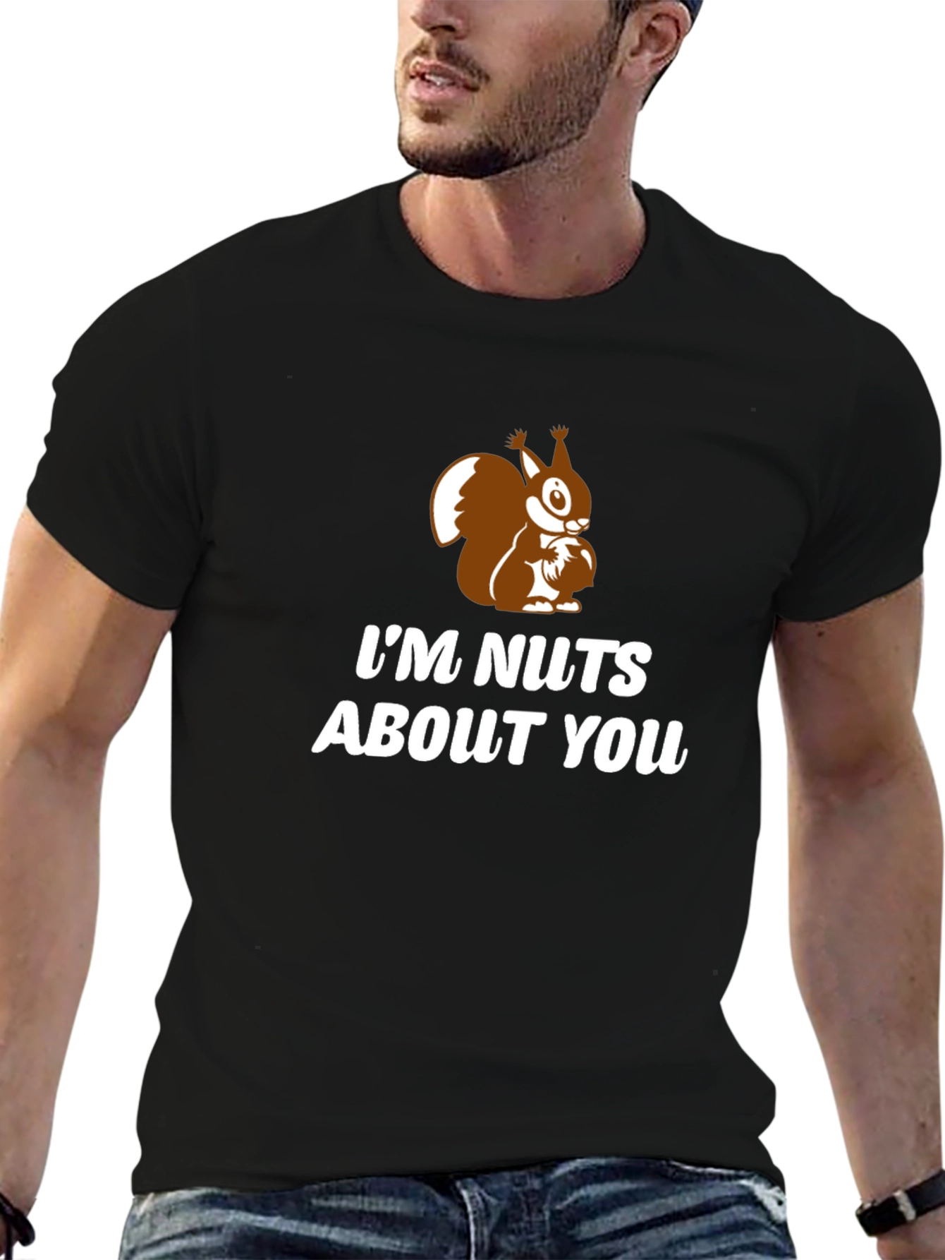 Im Nuts About You Squirrel Graphic Tee