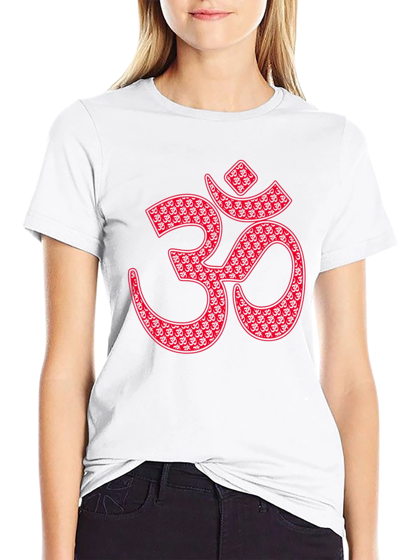 Om Symbol Graphic T-Shirt - Black