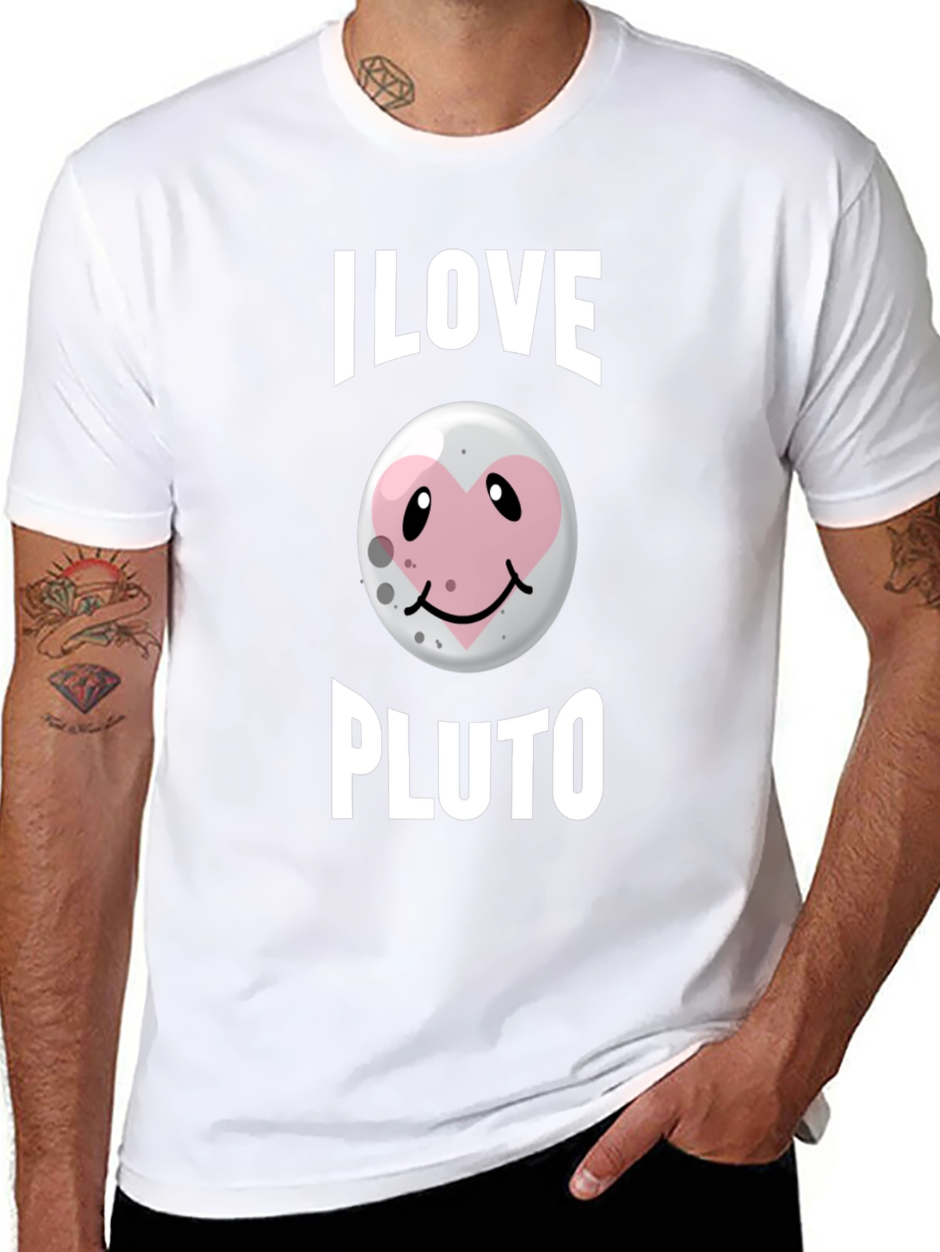 I Love Pluto T-Shirt - Cute Space Tee