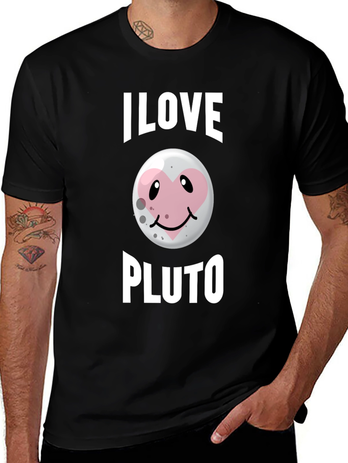 I Love Pluto T-Shirt - Cute Space Tee